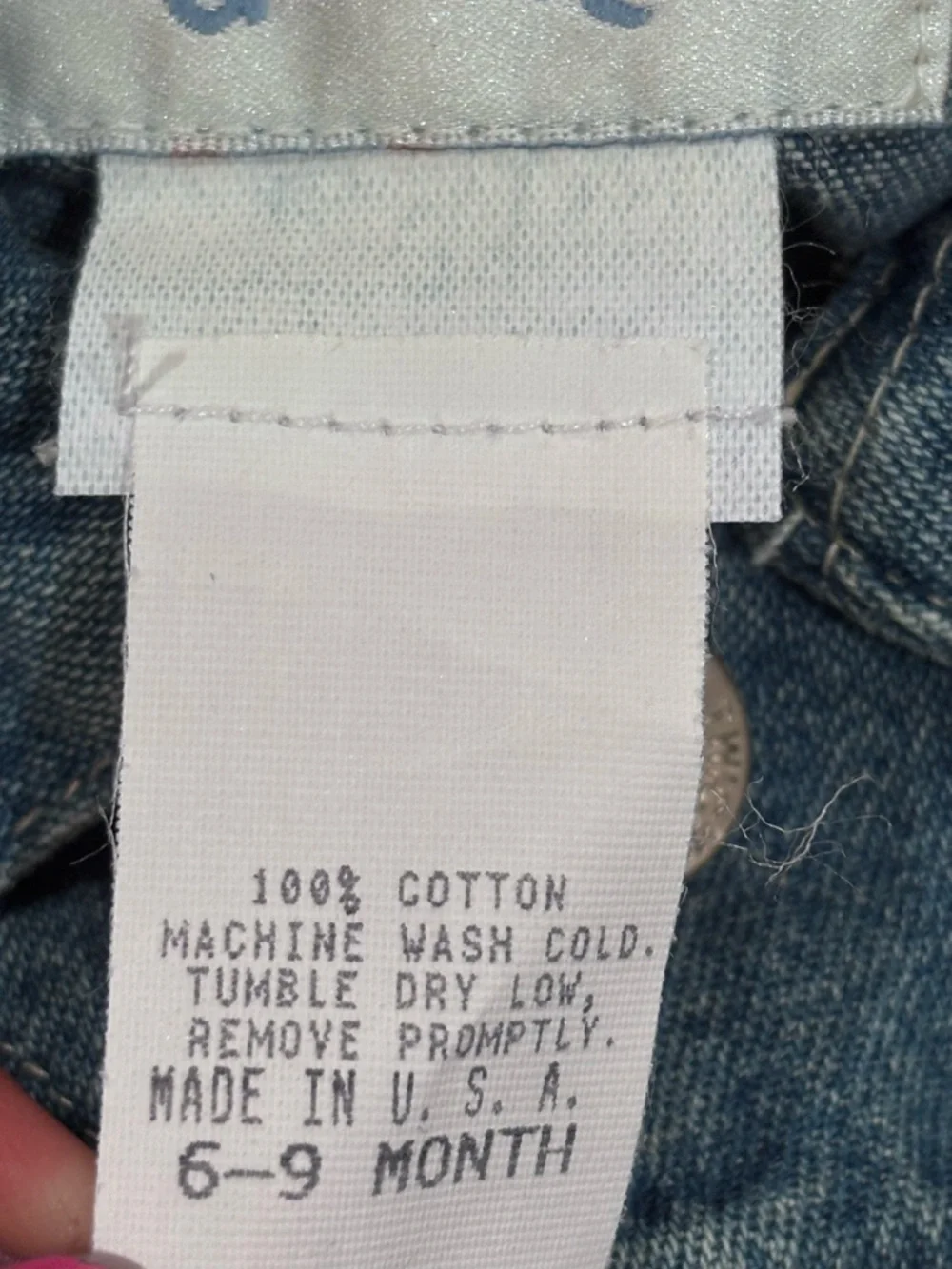 Twice Upon a Time‎ Vintage Made in USA Christmas Jean Jacket With Bling